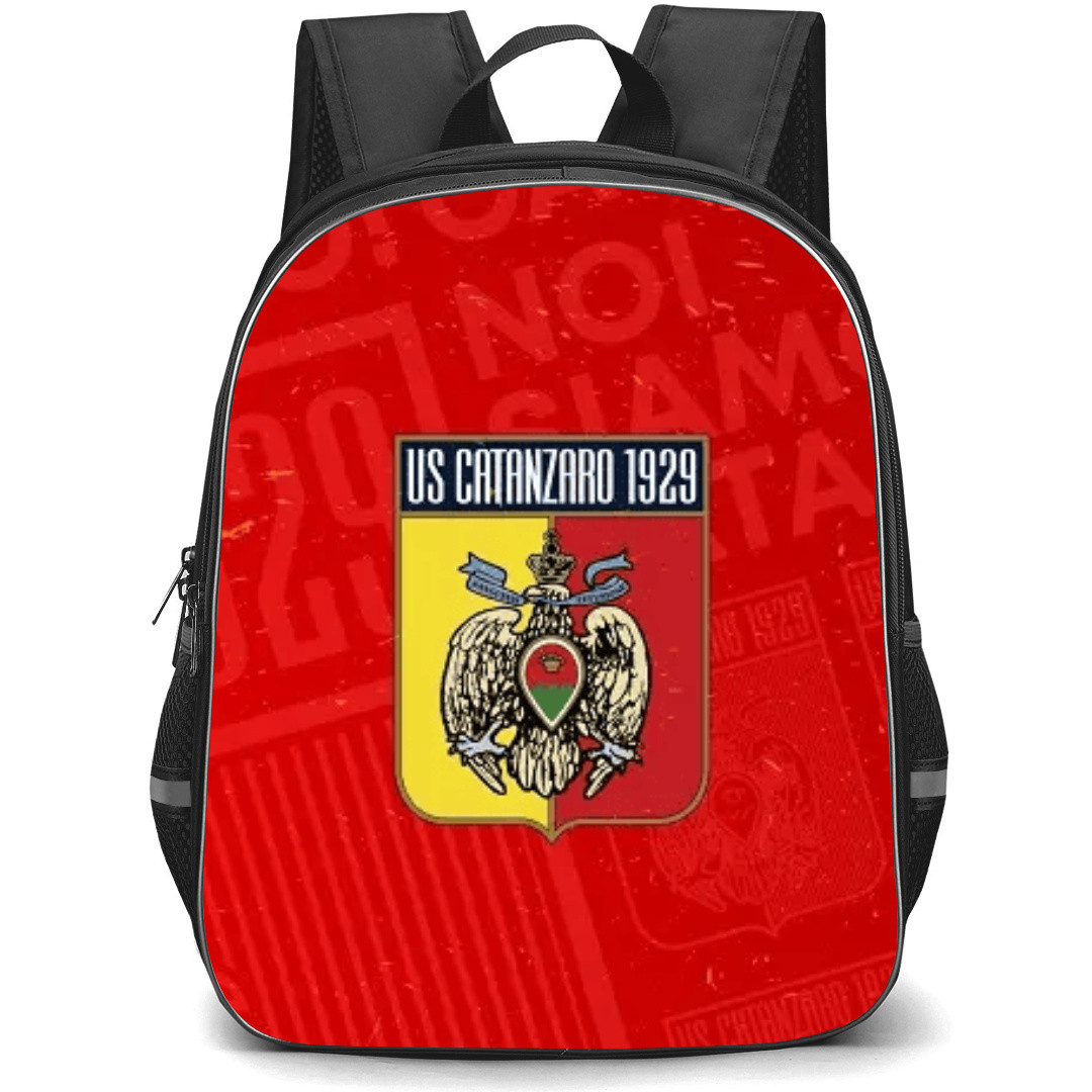 US Catanzaro Backpack School Bag StudentPack - Logo In Red Grunge Poster