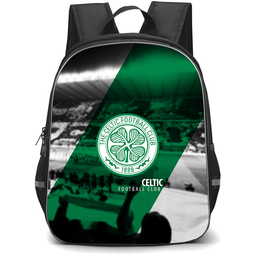 Celtic F.C. Backpack StudentPack - Celtic F.C. Logo Stripe Background