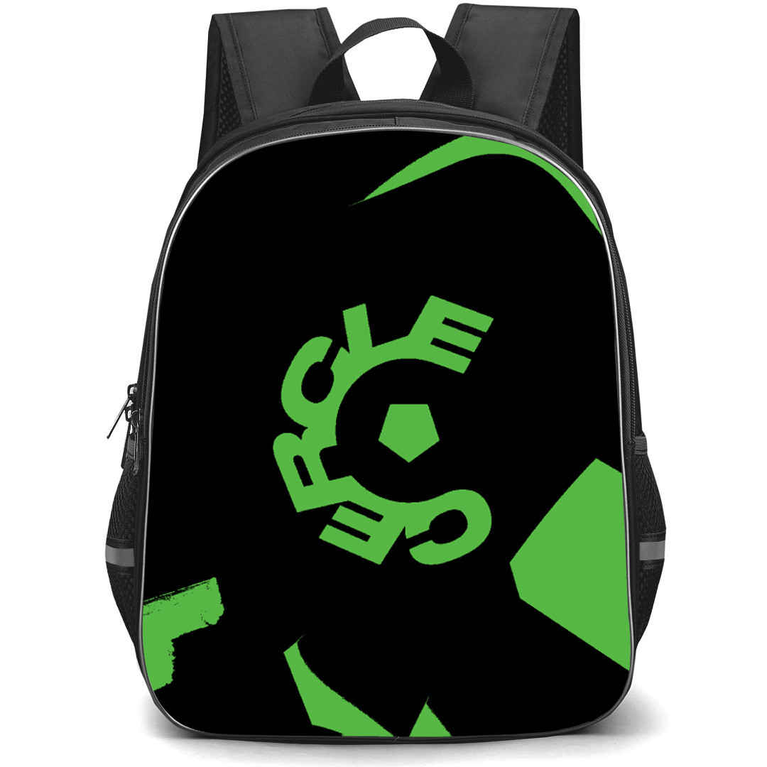 Cercle Brugge Backpack School Bag StudentPack - Logo Green And Black Abstract Background Football Club
