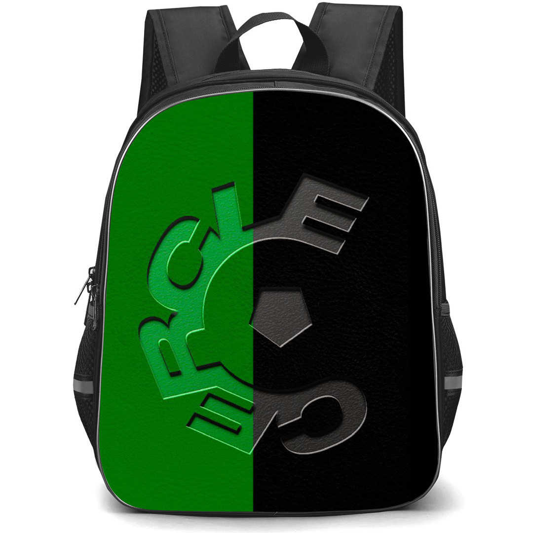 Cercle Brugge Backpack School Bag StudentPack - Logo Green And Black Background Football Club