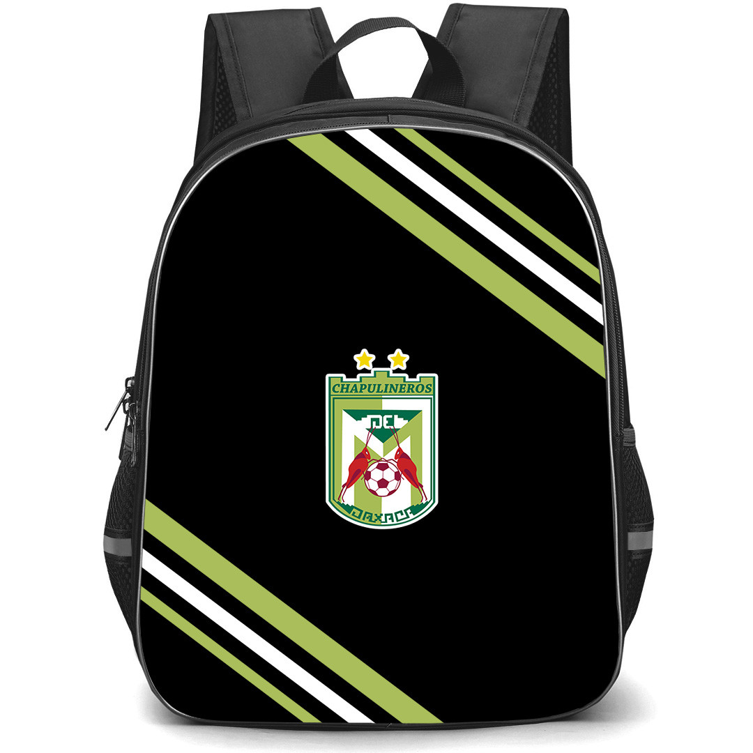 Club de Futbol Chapulineros de Oaxaca Backpack School Bag StudentPack - Club de Futbol Chapulineros de Oaxaca Large Logo With Stripe