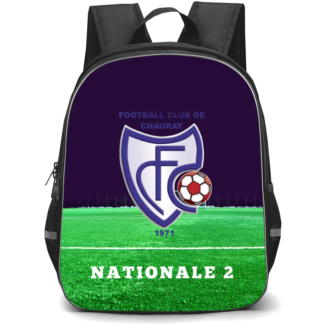 Chauray Backpack School Bag StudentPack - Logo Nationale Poster Football Club