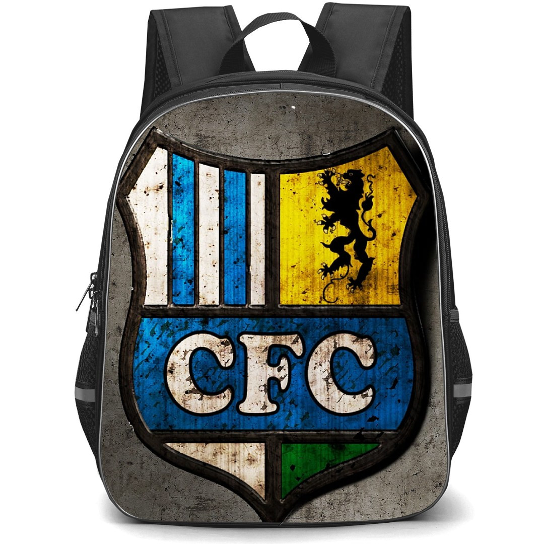 Chemnitzer FC Football Club Backpack School Bag StudentPack - Logo 3d Grunge