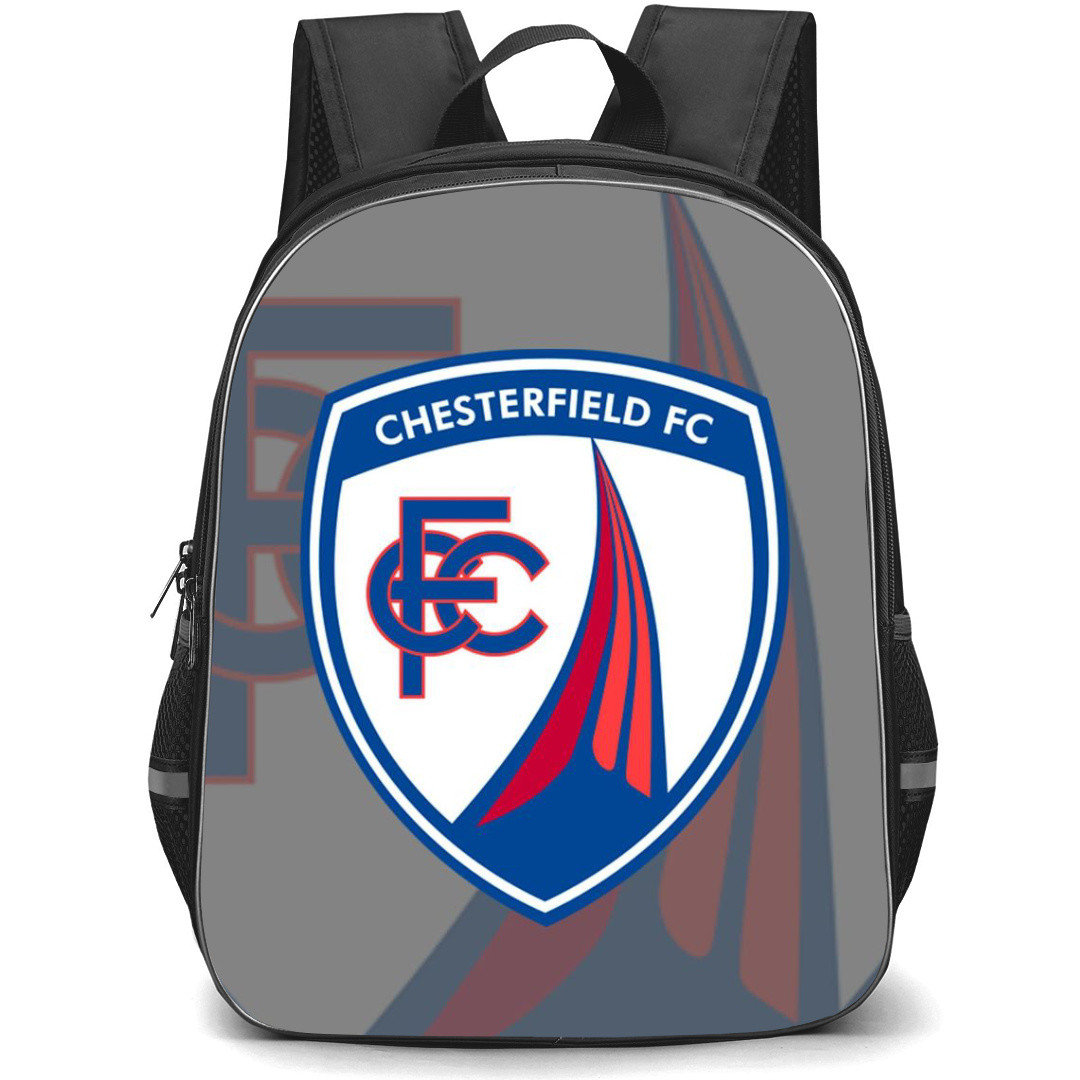 EFL League Two Chesterfield Backpack School Bag StudentPack - Large Logo Background