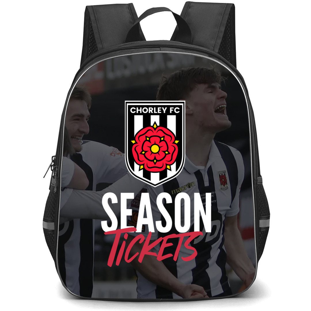 National League North Chorley Backpack School Bag StudentPack - Logo Season Tickets Poster