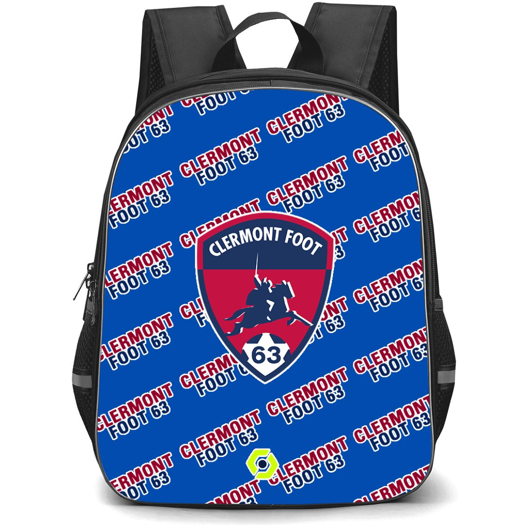 Clermont Foot 63 Football Club Backpack StudentPack - Clermont Football Club Medley Monogram Wordmark