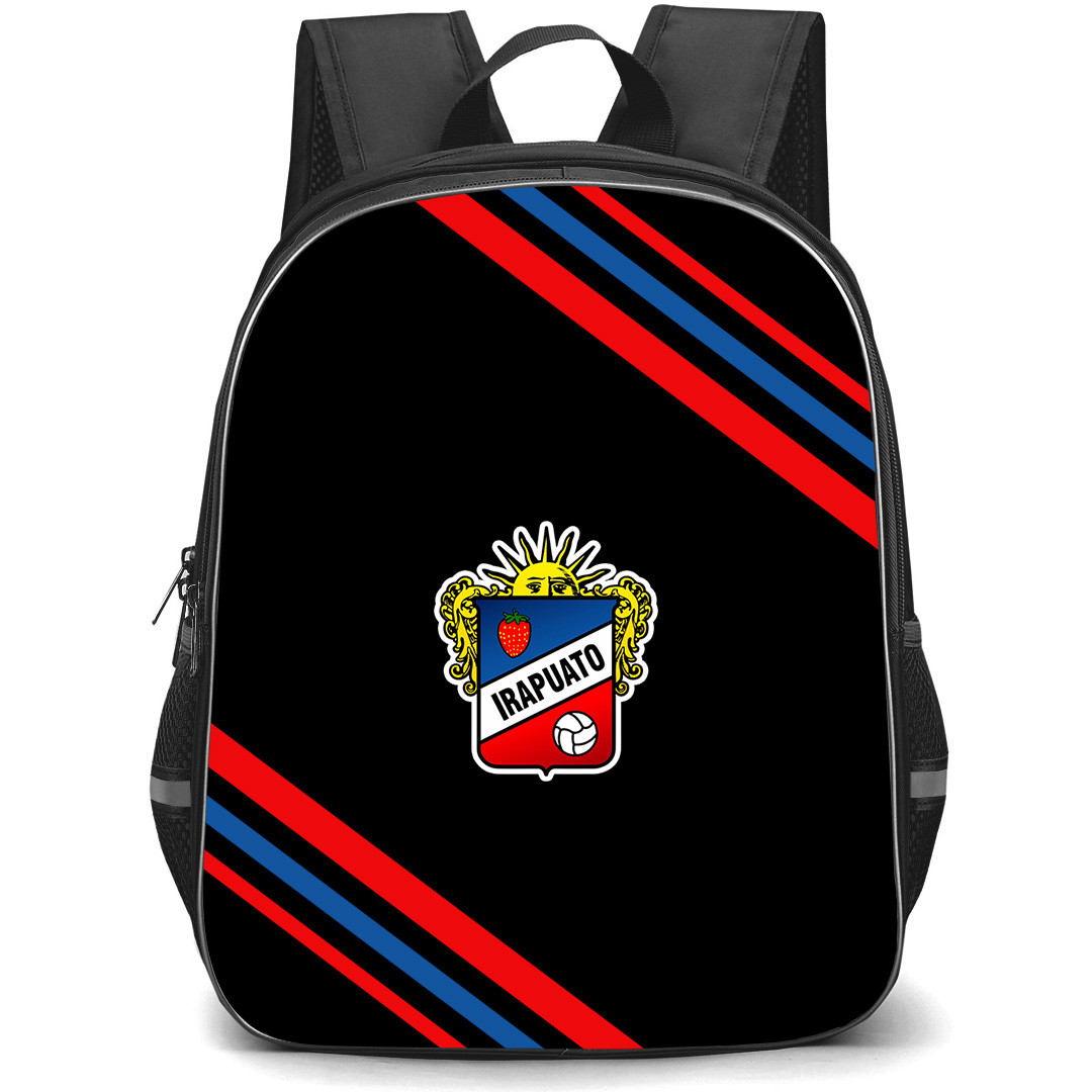 Club Deportivo Irapuato Backpack School Bag StudentPack - Club Deportivo Irapuato Large Logo With Stripe