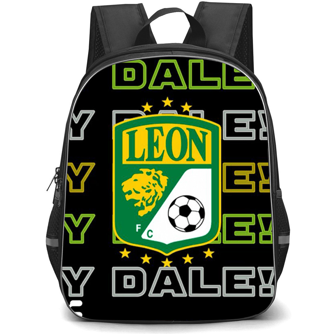 Club Leon Backpack School Bag StudentPack - Club Leon Logo with Y DALE! Text Effect