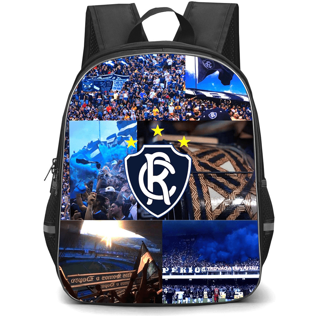 Clube do Remo Backpack School Bag StudentPack - Clube do Remo Stadium with Logo Collage Effect