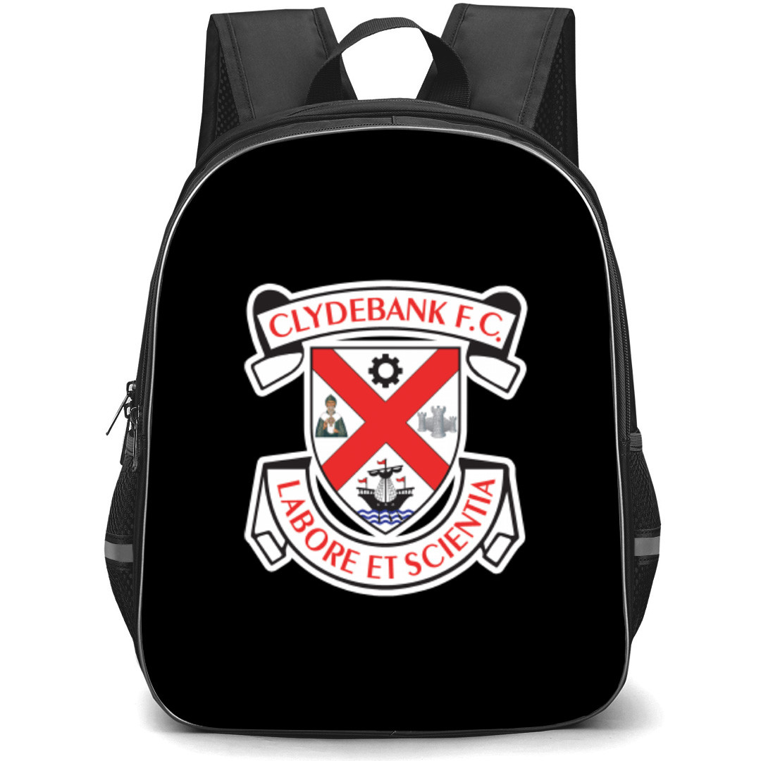 Clydebank Backpack School Bag StudentPack - Large Logo Football Club