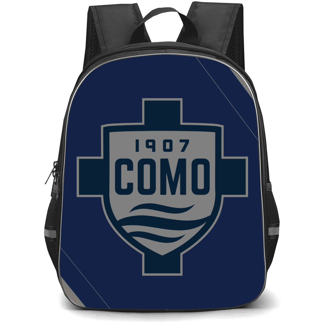 Como 1907 Backpack School Bag StudentPack - Logo In Navy Background