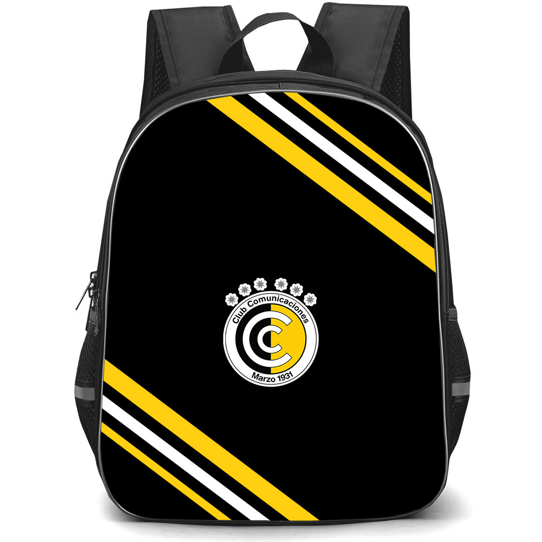 Club Comunicaciones Backpack School Bag StudentPack - Club Comunicaciones Large Logo With Stripe