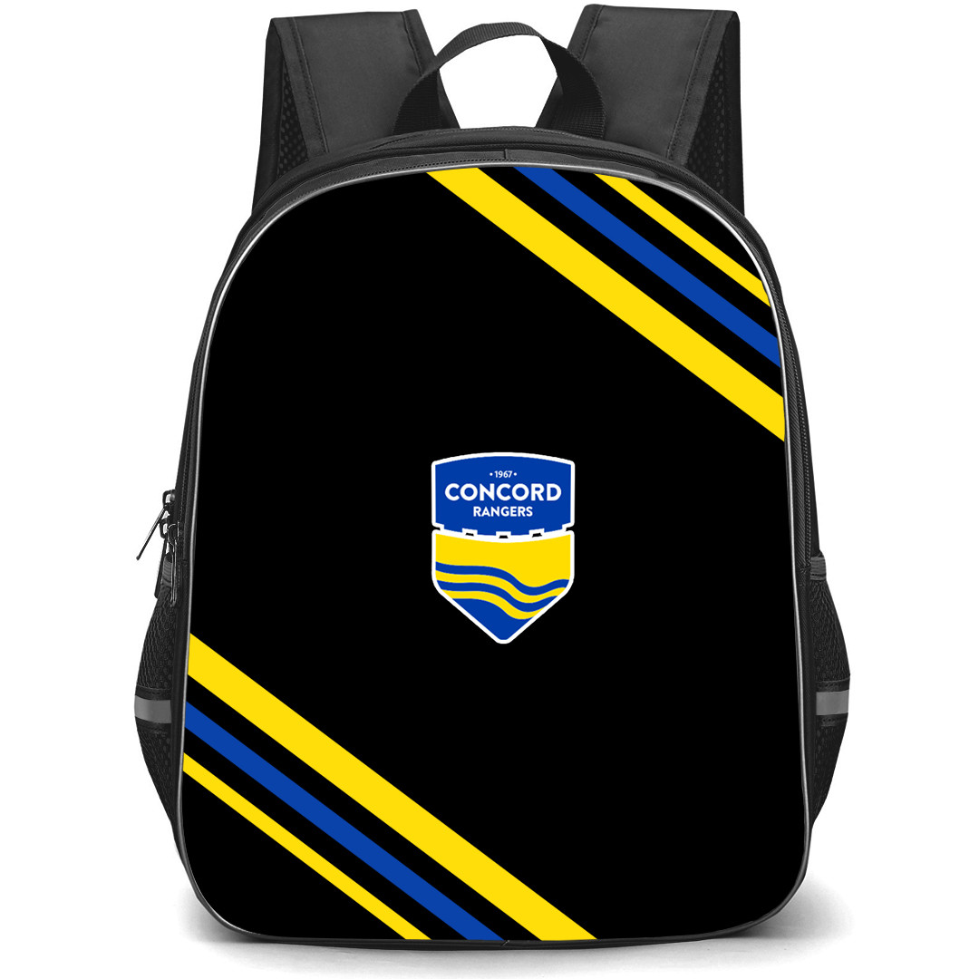 Concord Rangers Football Club Backpack School Bag StudentPack - Concord Rangers Football Club Large Logo With Stripe