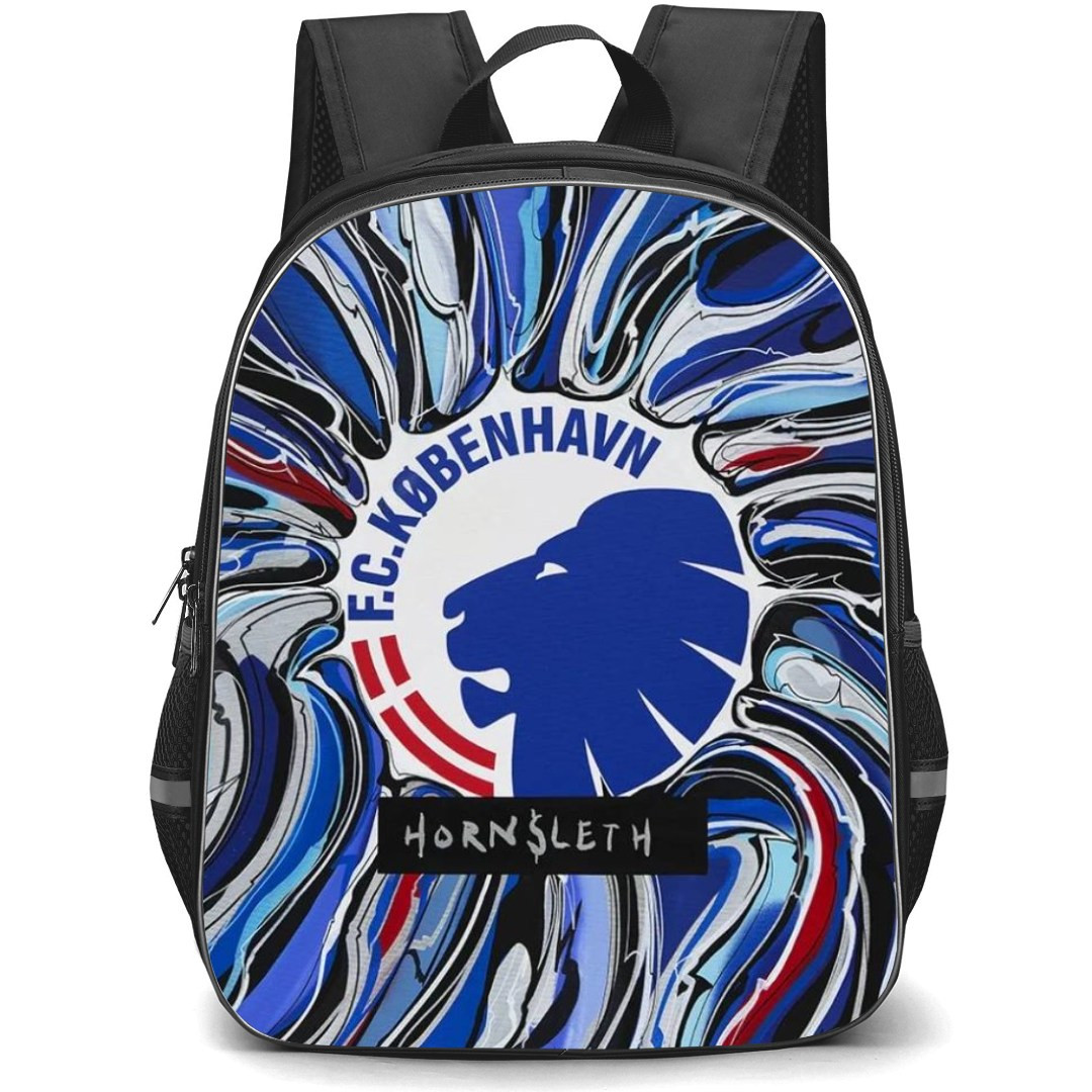 FC Copenhagen Football Club Backpack School Bag StudentPack - Paint Abstract Logo
