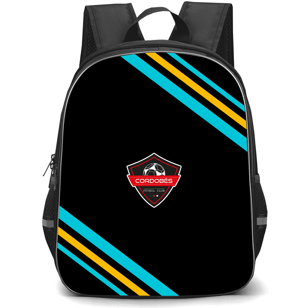 Cordobes Futbol Club Backpack School Bag StudentPack - Cordobes Futbol Club Large Logo With Stripe