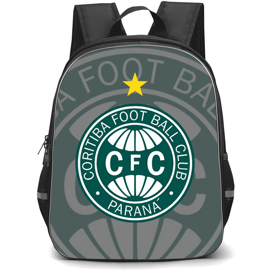Coritiba FootBall Club Backpack School Bag StudentPack - Coritiba FootBall Club Small and Large Logo Effect