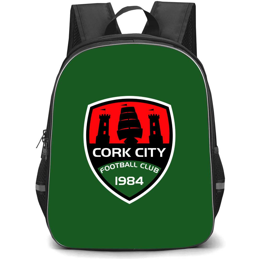 Cork City FC Backpack School Bag StudentPack - Large Logo