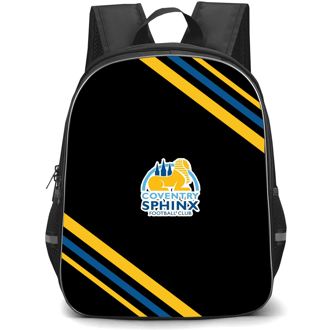 Coventry Sphinx Football Club Backpack School Bag StudentPack - Coventry Sphinx Football Club Large Logo With Stripe