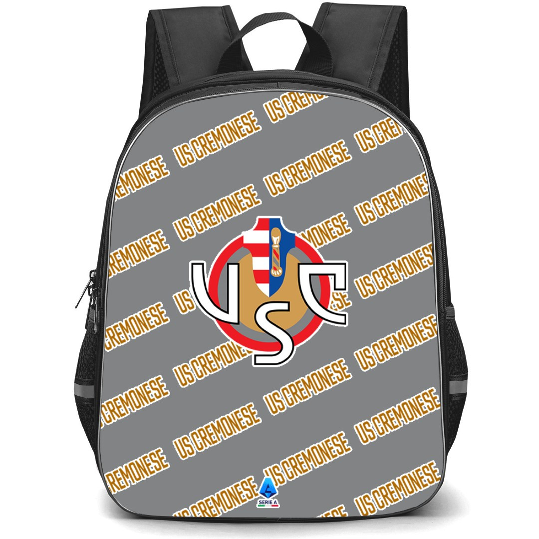 US Cremonese Football Club Backpack StudentPack - Cremonese Football Club Medley Monogram Wordmark