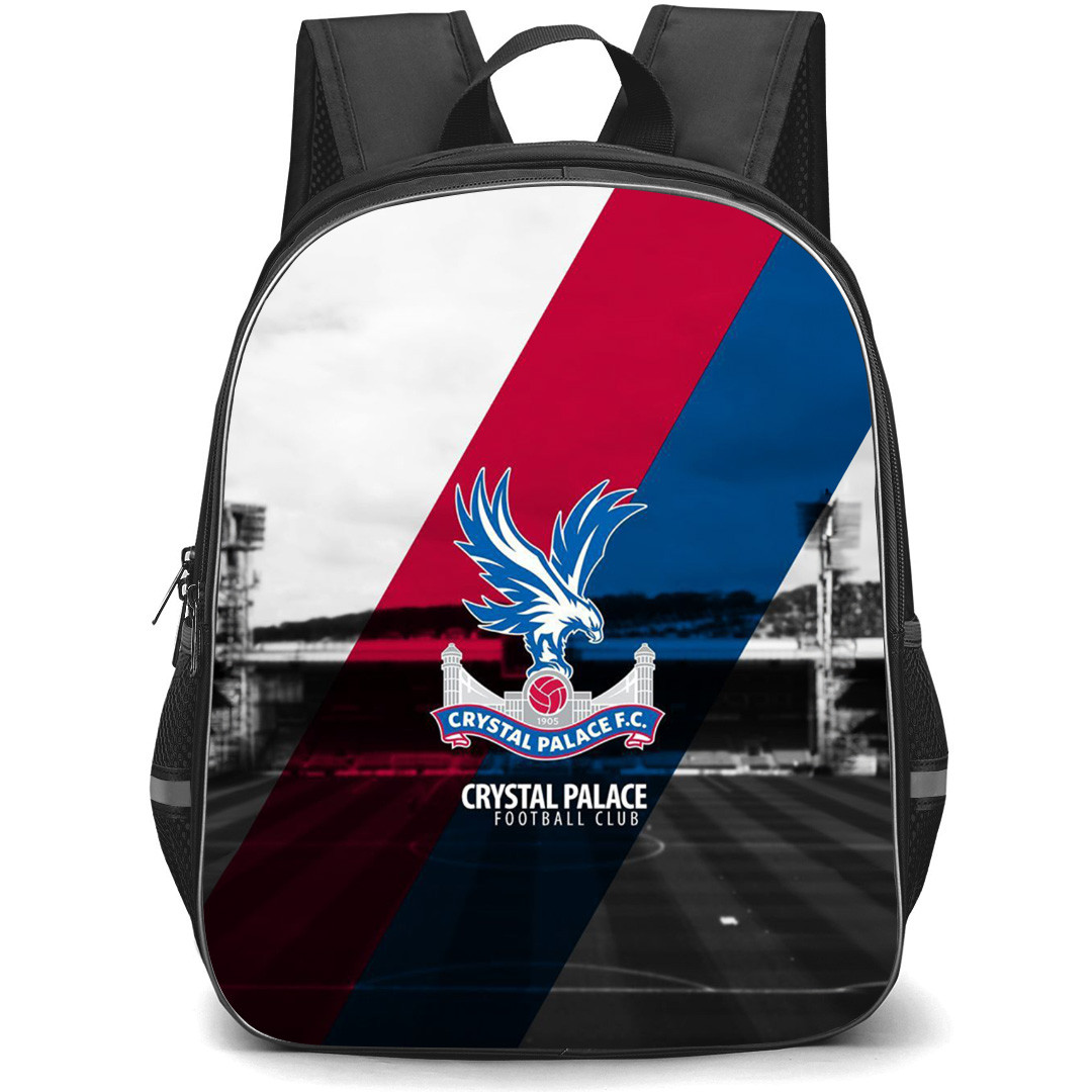 Crystal Palace F.C. Backpack StudentPack - Crystal Palace F.C. Logo Stripe Background
