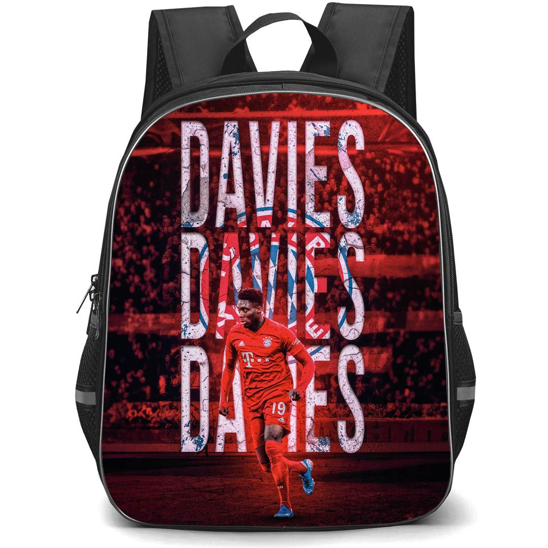 Alphonso Davies Backpack StudentPack - Alphonso Davies FC Bayern Munich Running Word Art