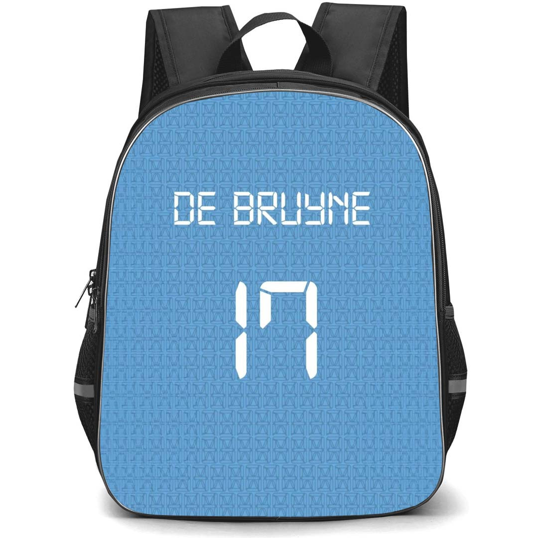Kevin De Bruyne Backpack StudentPack - Kevin De Bruyne Manchester City F.C. No. 17 Jersey