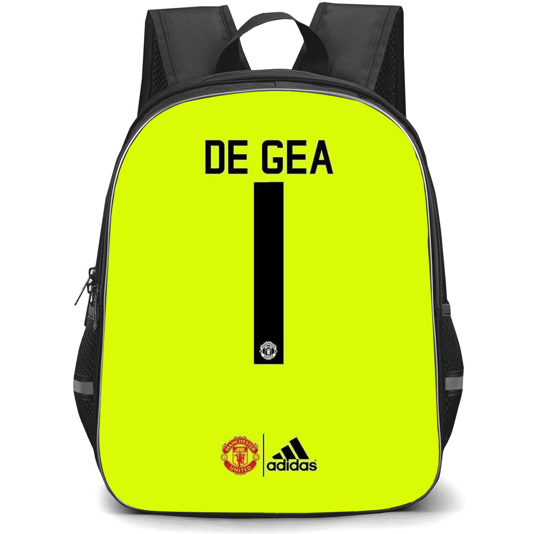 David De Gea Backpack StudentPack - David De Gea Manchester United F.C. No. 1 Jersey