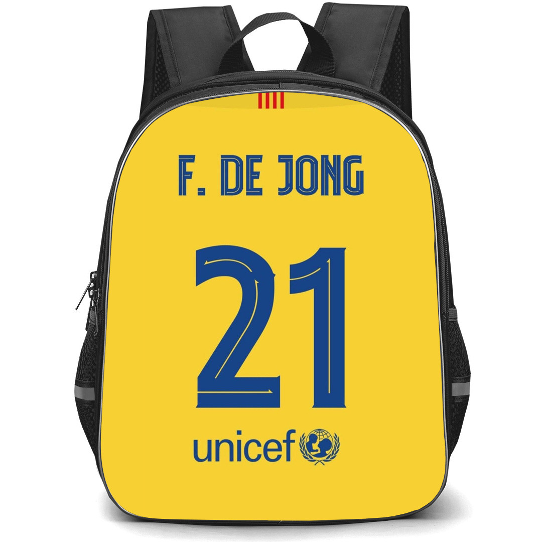 Frenkie De Jong Backpack StudentPack - Frenkie De Jong FC Barcelona No. 21 Jersey