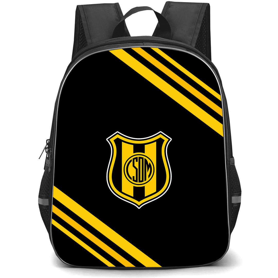 Club Social y Deportivo Madryn Backpack School Bag StudentPack - Club Social y Deportivo Madryn Large Logo With Stripe