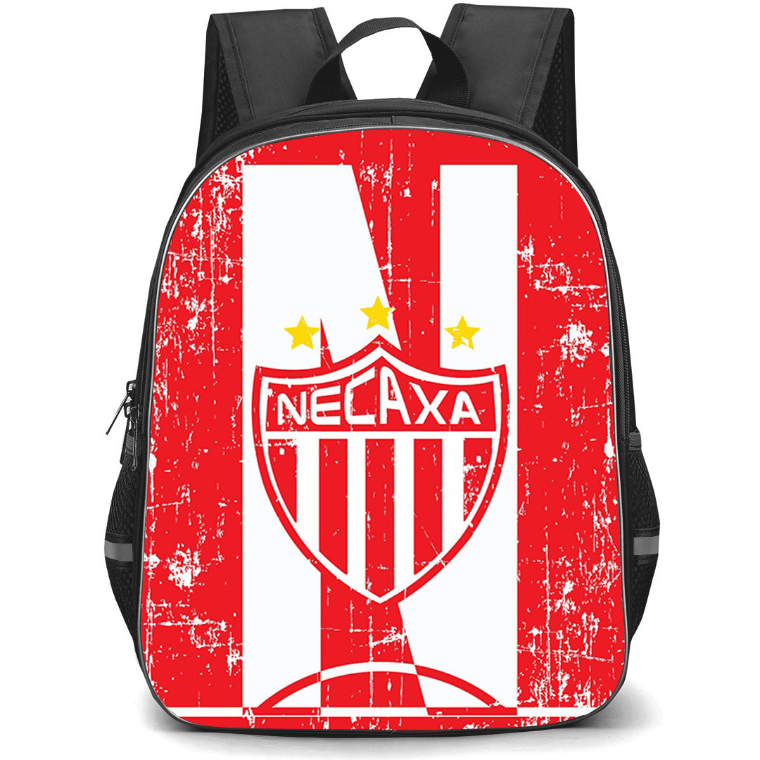 Impulsora del Deportivo Necaxa S.A. de C.V. Backpack School Bag StudentPack - Impulsora del Deportivo Necaxa S.A. de C.V. Logo with Large N Red Effect