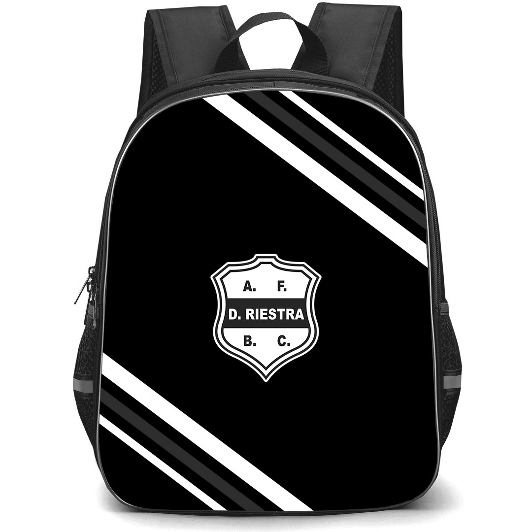 Deportivo Riestra Asociacion de Fomento Barrio Colon Backpack School Bag StudentPack - Deportivo Riestra Asociacion de Fomento Barrio Colon Large Logo With Stripe