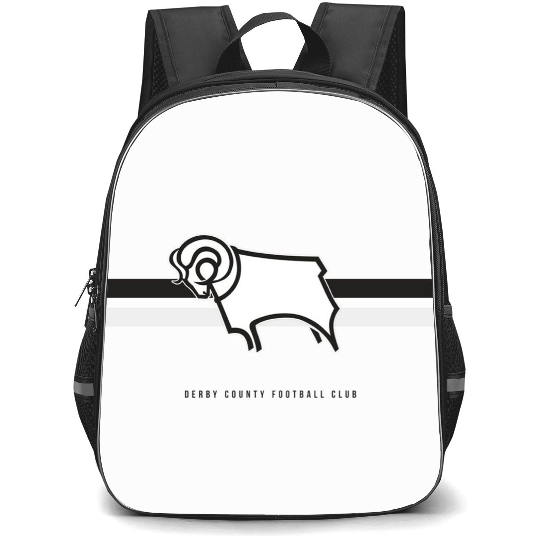 Derby County FC Backpack StudentPack - Derby County FC Logo On White Background