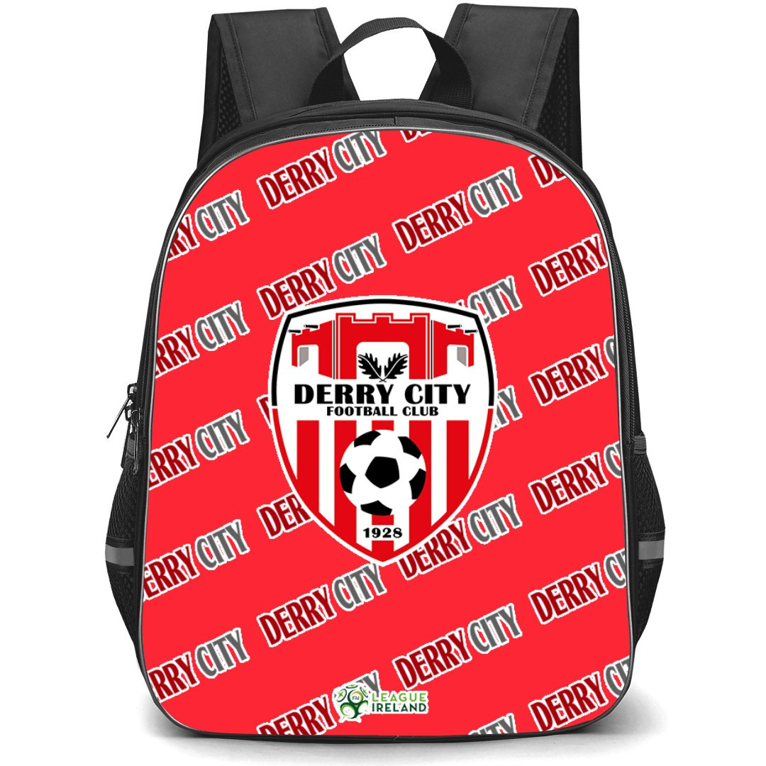 Derry City FC Backpack StudentPack - Derry Football Club Medley Monogram Wordmark