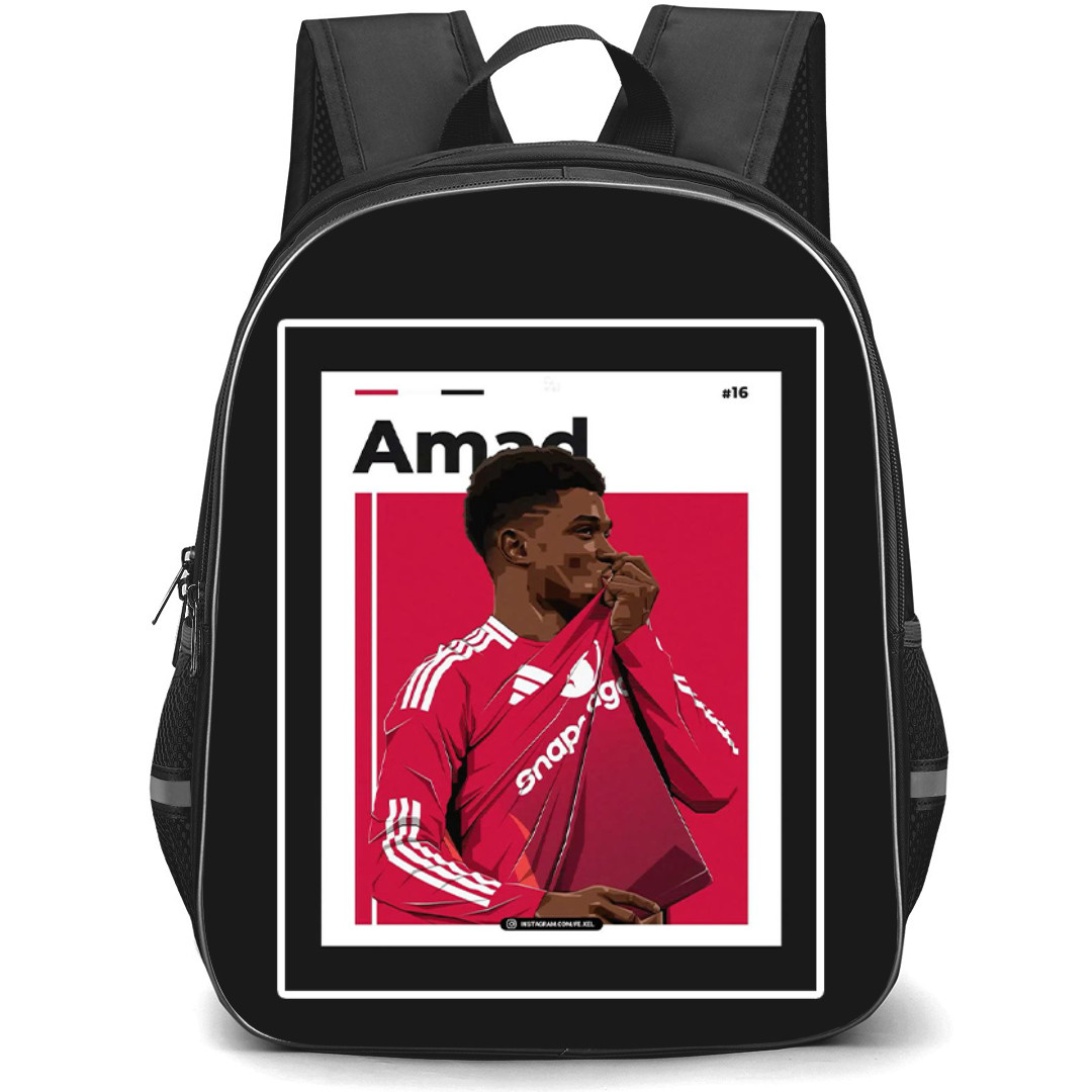 Amad Diallo Backpack StudentPack - Amad Diallo FanArt Illustration Art Sticker