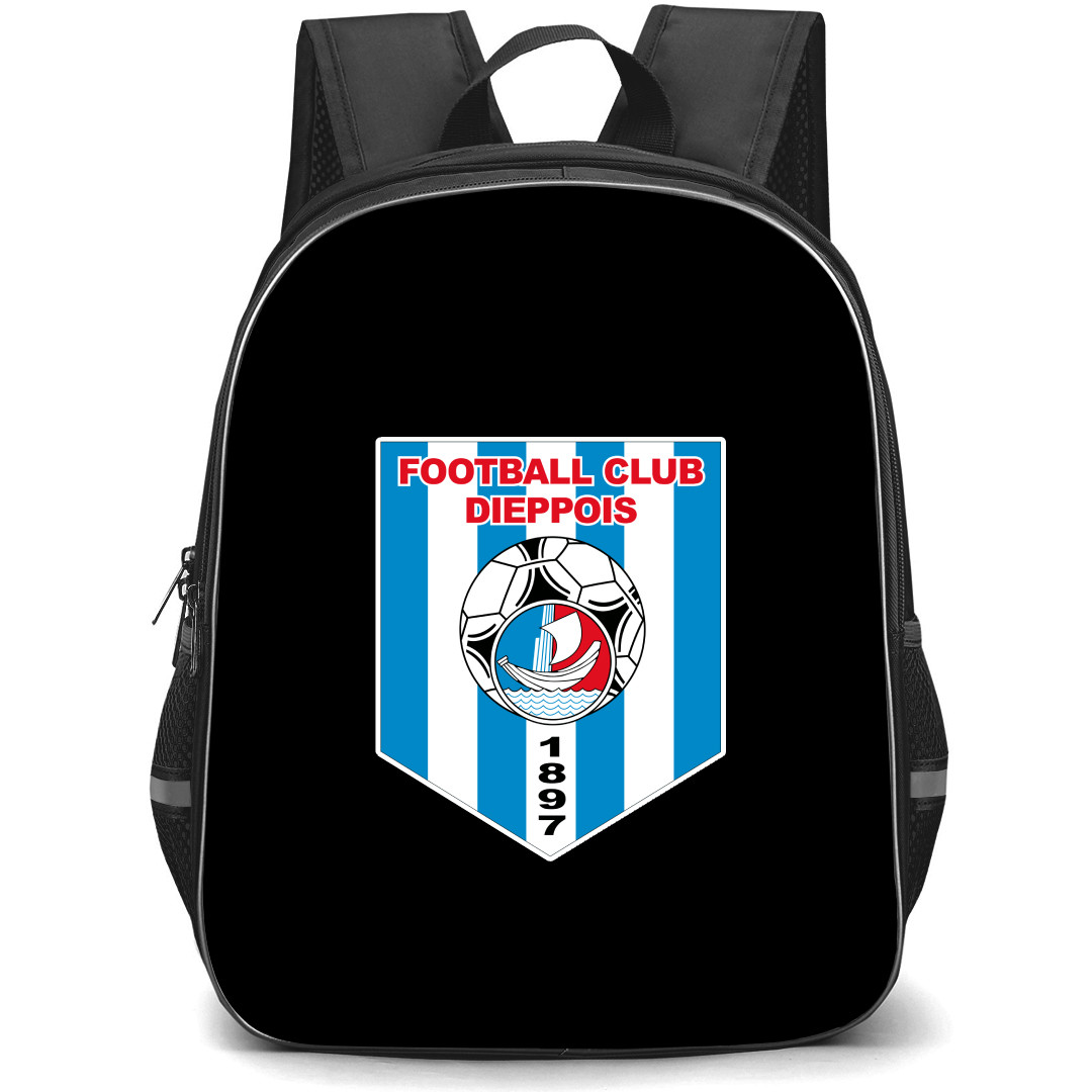 Club Sportif Municipal Dieppe Backpack School Bag StudentPack - Large Logo Football Club