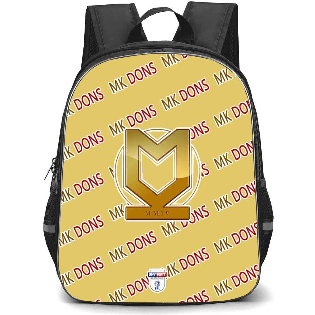 Milton Keynes Dons FC Backpack StudentPack - Dons Football Club Medley Monogram Wordmark