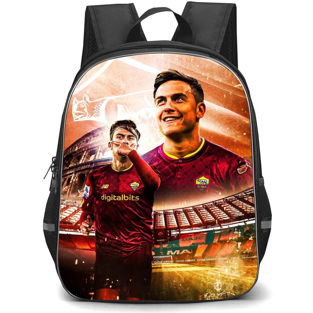 Paulo Dybala Backpack StudentPack - Paulo Dybala A.S. Roma Photographic Poster