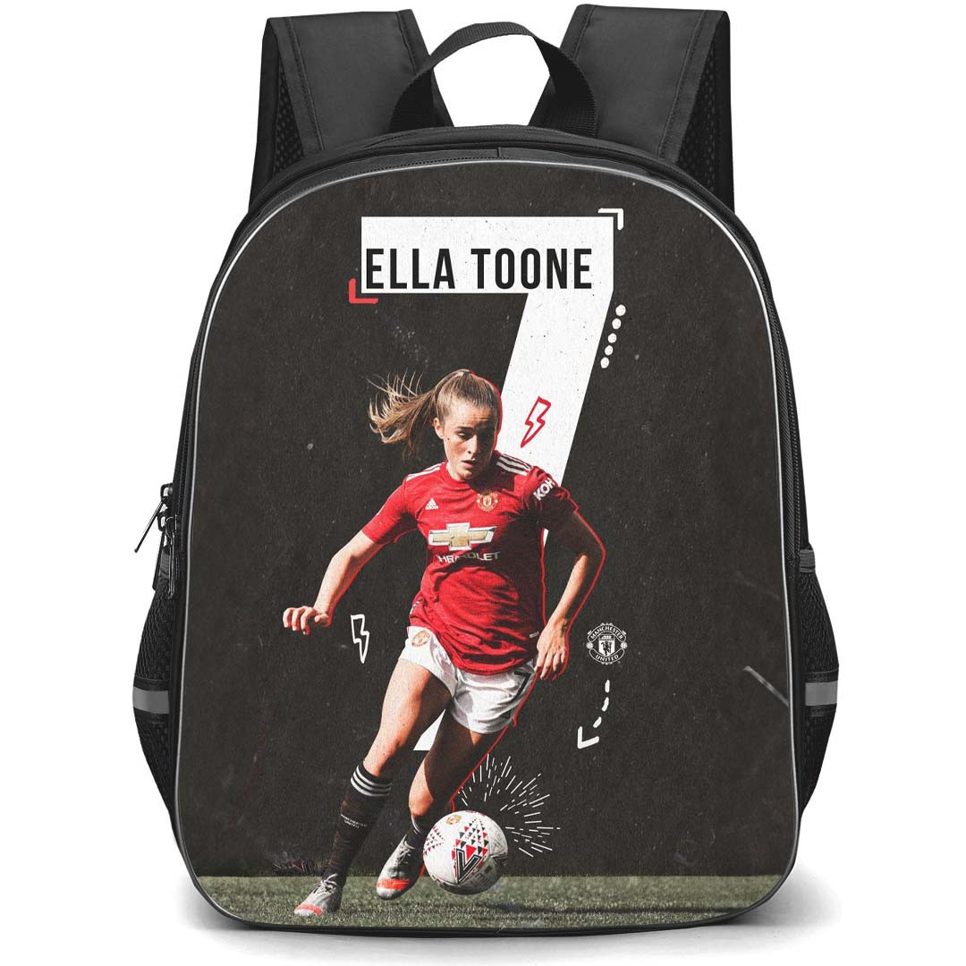 Ella Toone Backpack StudentPack - Ella Toone 7 Manchester United Dribbling Poster