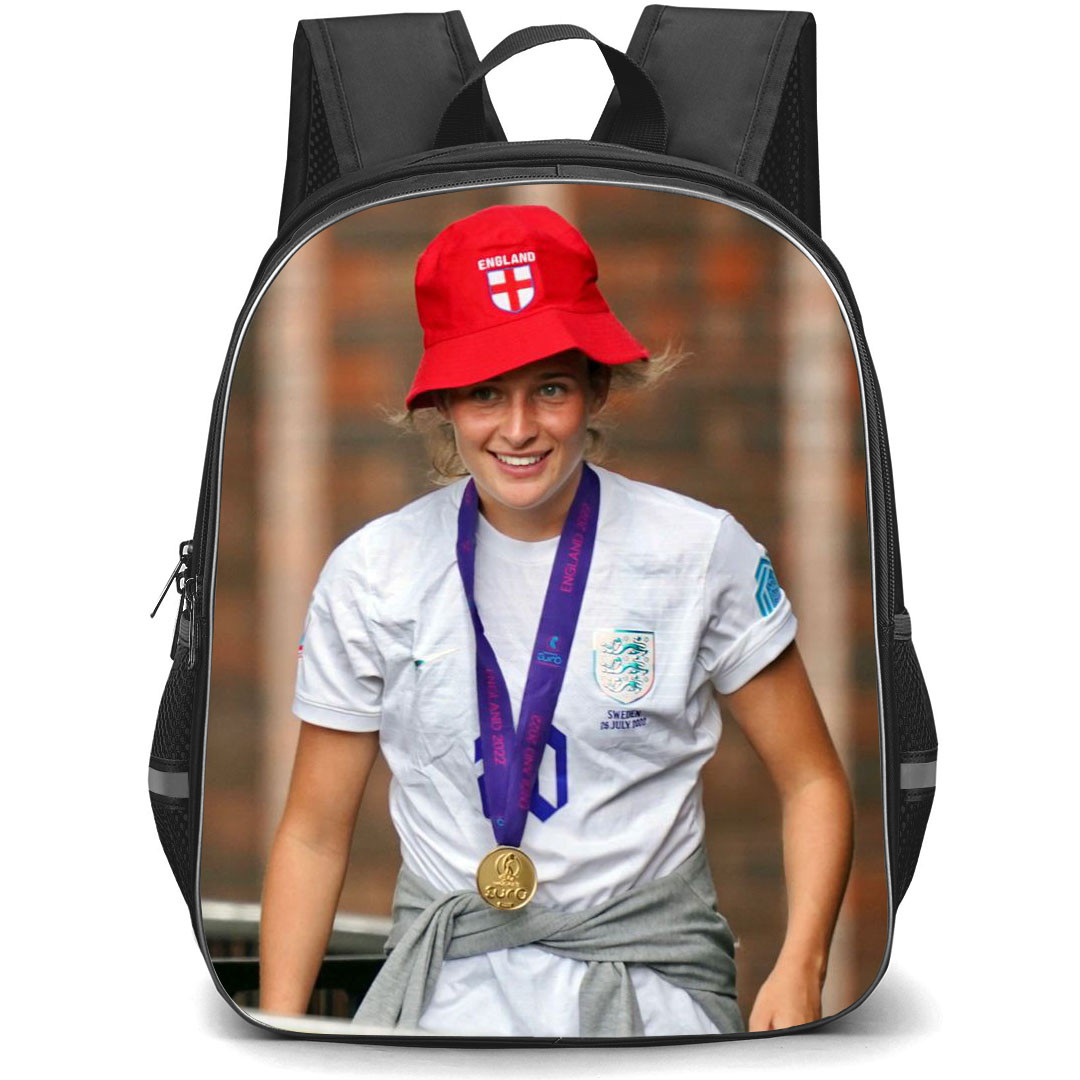 Ella Toone Backpack StudentPack - Ella Toone England Women's National Football Portrait With Medel