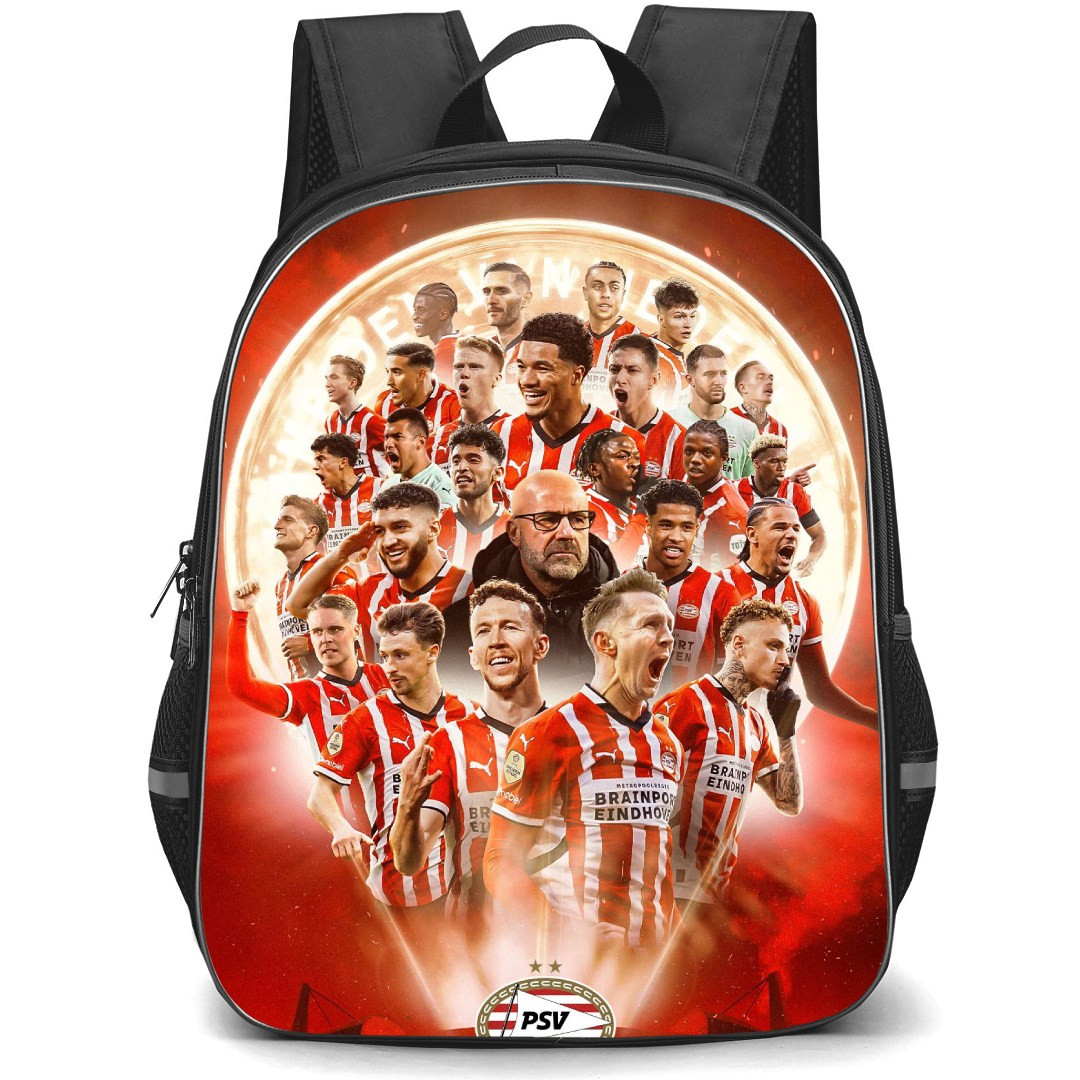 PSV Eindhoven Backpack StudentPack - PSV Eindhoven 2024-2025 Champions Collage