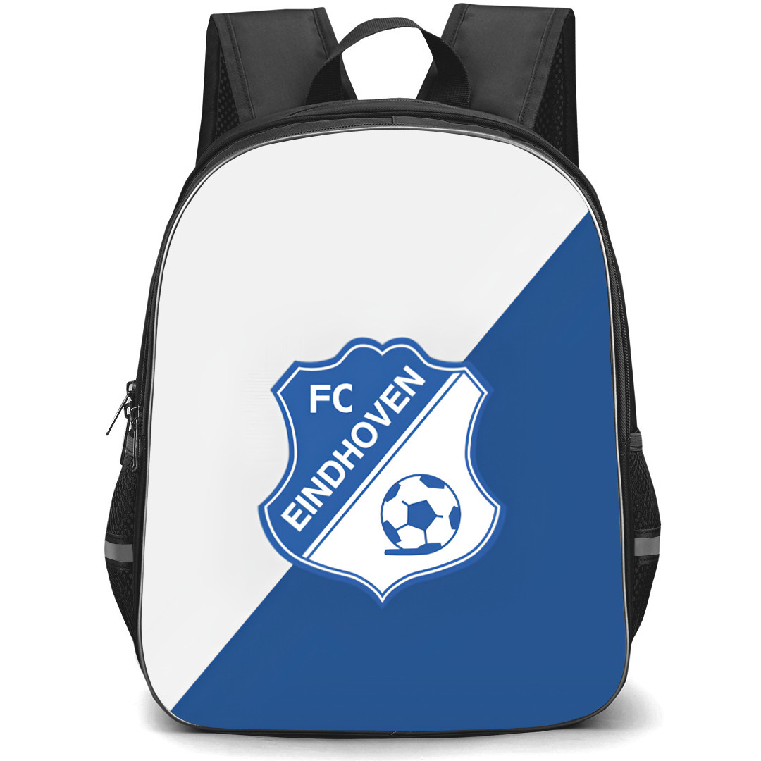 FC Eindhoven Backpack School Bag StudentPack - Logo Blue And White Background Football Club