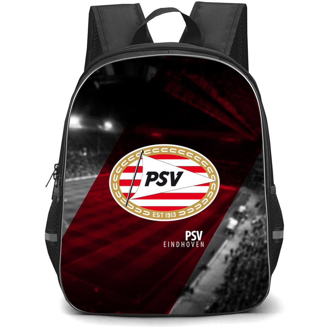 PSV Eindhoven Backpack StudentPack - PSV Eindhoven Logo Greyscale