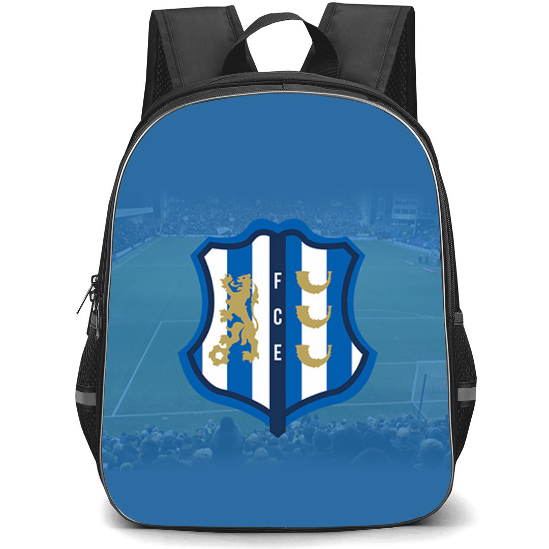 FC Eindhoven Backpack School Bag StudentPack - Logo Stadium Blue Background Football Club