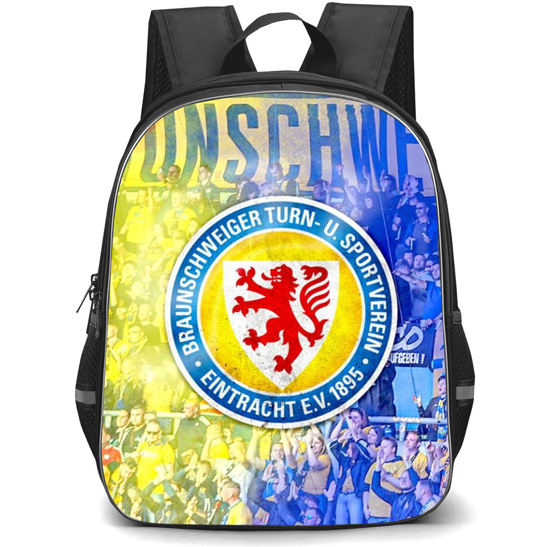 Eintracht Braunschweig Backpack School Bag StudentPack - Logo Crowd Cheering Background Football Club