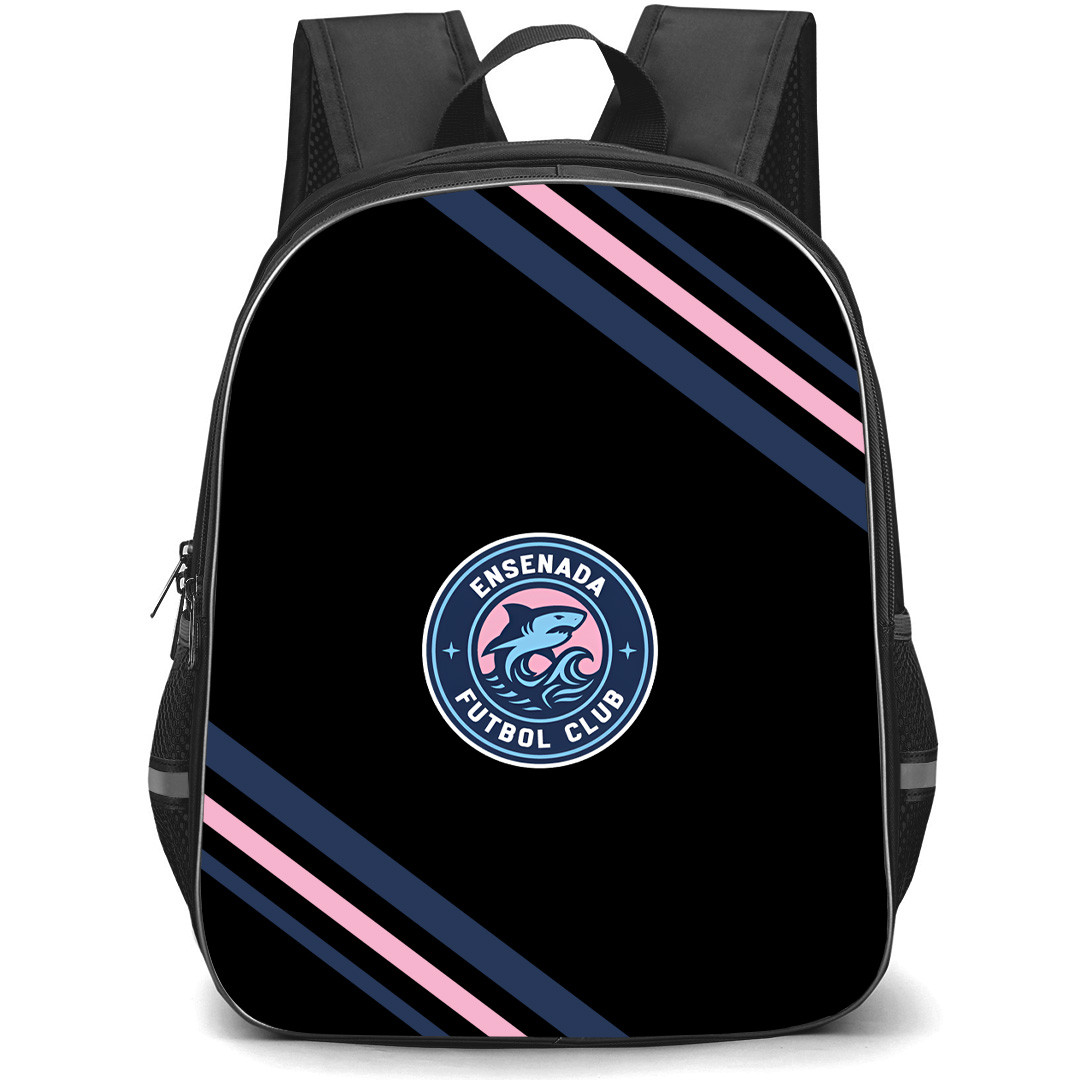 Ensenada Futbol Club Backpack School Bag StudentPack - Ensenada Futbol Club Large Logo With Stripe