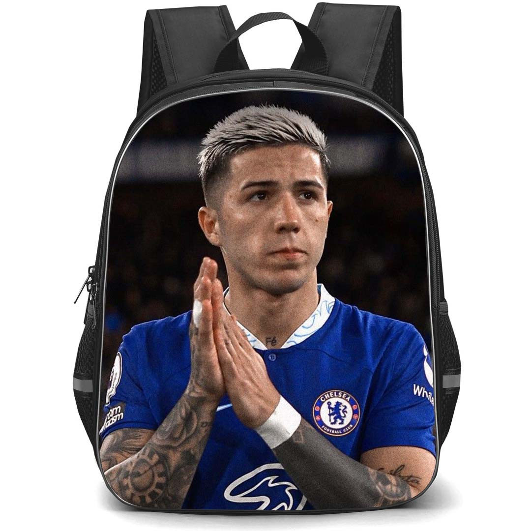 Enzo Fernandez Backpack StudentPack - Enzo Fernandez Chelsea F.C. Clapping Poster