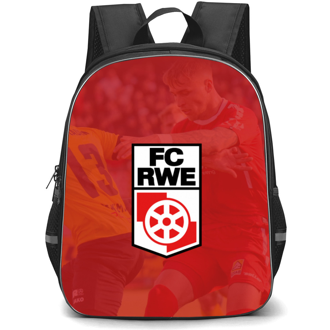 Erfurt Football Club Backpack School Bag StudentPack - Logo Team Red Background