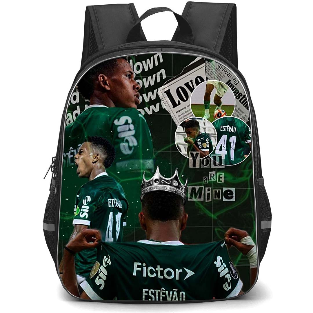 Estevao Willian Backpack School Bag StudentPack - Estevao Willian Collage Poster