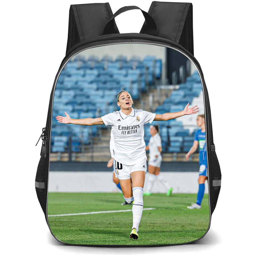 Esther Gonzalez Backpack StudentPack - Esther Gonzalez Real Madrid CF Goal Celebration Poster