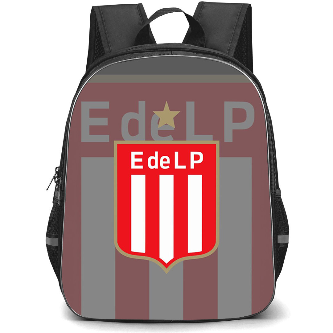 Club Estudiantes de La Plata Backpack School Bag StudentPack - Club Estudiantes de La Plata Logo with Logo Shadow Effect